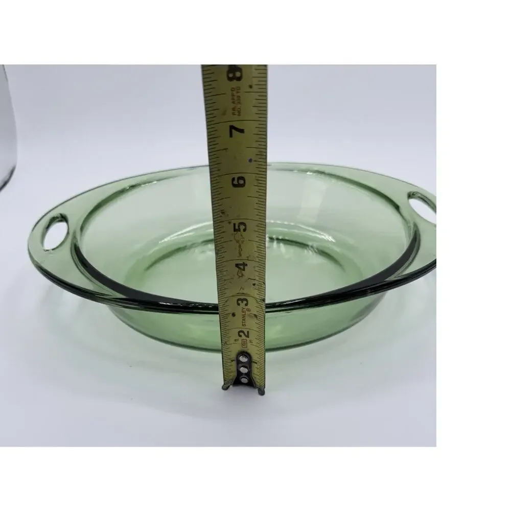 Anchor Hocking Emerald Green 2 Qt Oval Glass Baking Casserole Dish 10.5”